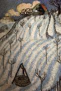 Maurice Denis Furrows under the Snow oil on canvas